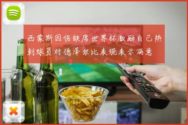 西蒙斯因伤缺席世界杯激励自己热刺球员对德泽尔比表现表示满意